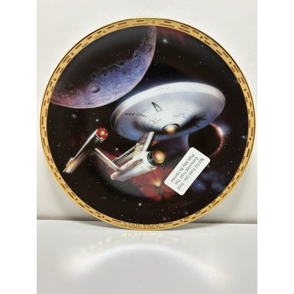 1994 Hamilton Collection Star Trek The Voyagers Uss Enterprise Ncc-1701 Plate
